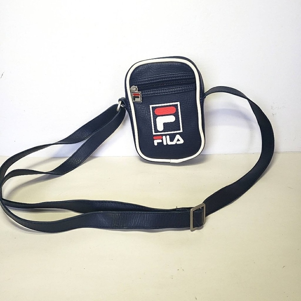 FILA Small Crossbody Shoulder Bag Small Blue Unisex Logo